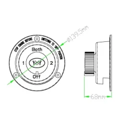 Discount AAA Commutateur de batterie Distribution & Protection·Coupe-Circuit|Distribution & Protection·Coupe-Batterie & Commutateur