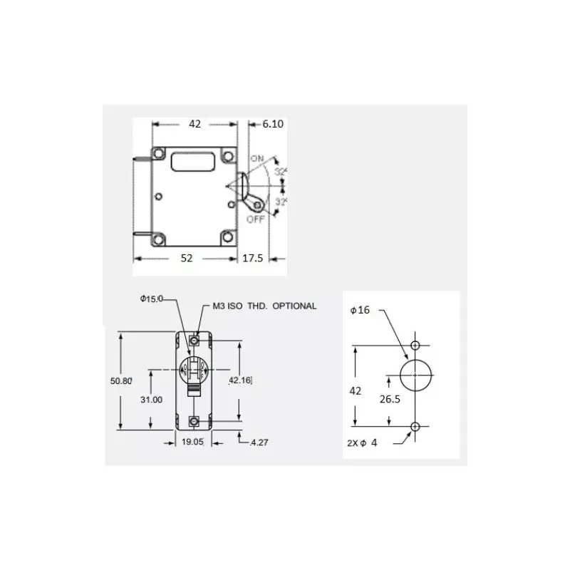 AIRPAX IAG inter + disj hydro 12-230V*AIRPAX SANSATA Clearance