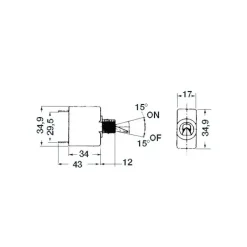 New AIRPAX inter + disj magnéto hydraulique 12V Distribution & Protection·Fusible, Relais Et Disjoncteur Dc|Distribution & Protection·Disjoncteur Et Fusible Dc