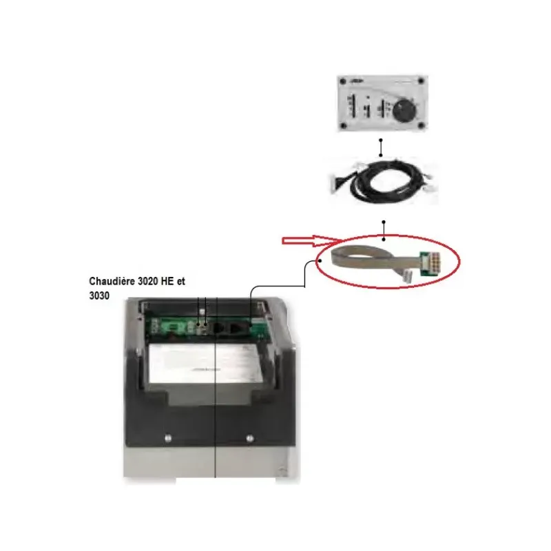 Rallonge adaptateur câble pour commande manuelle*Alde Discount