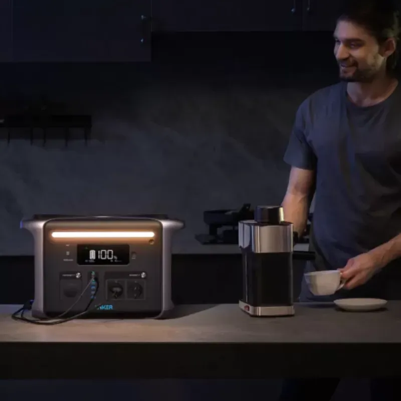 New PowerHouse 1229 Wh Electricité & Éclairage·Batterie Nomade & Groupe Électrogène Solaire|Batterie·Batterie Nomade Et Station D'Énergie