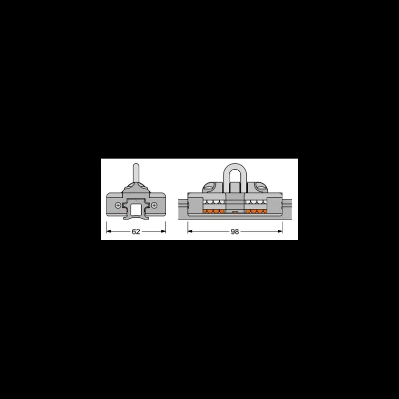Clearance Chariot 4 Race Taille 100 Rail & Chariot·Rail & Chariot À Billes
