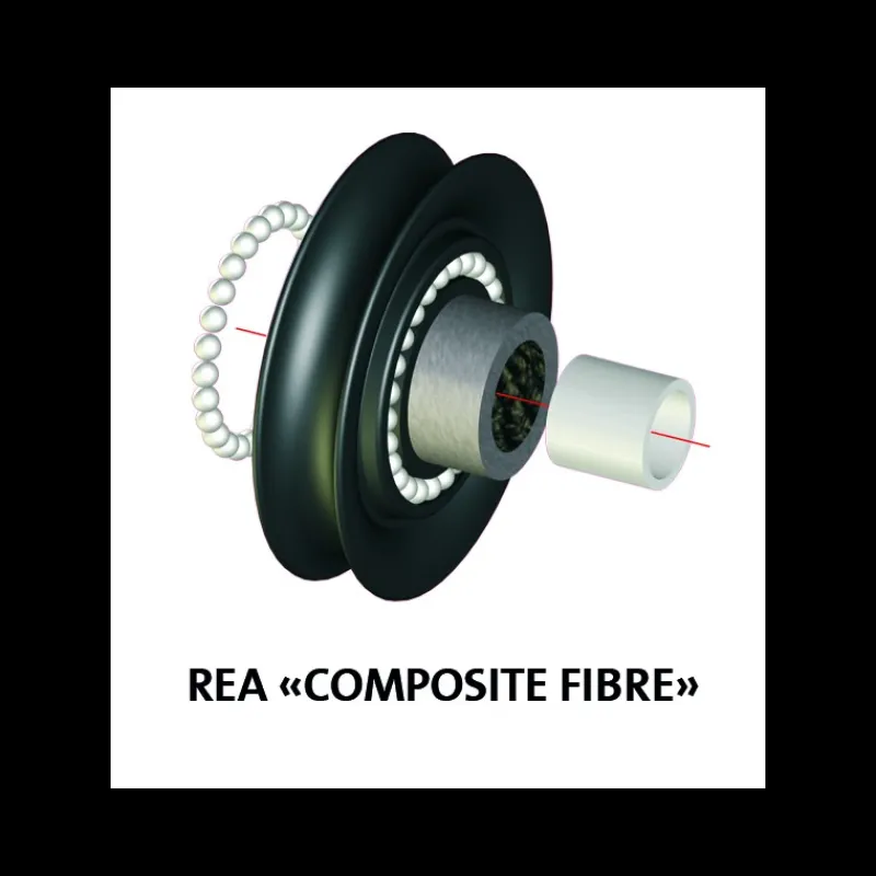 Sale Poulie encastrée de sortie de mât réa 40 mm Poulie, Anneau De Friction & Palan·Poulie À Billes