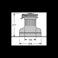 Winch 2 vitesses XT52*Antal Discount