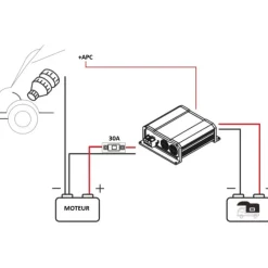 Chargeur booster DCDC 20A*ANTARION Discount