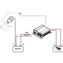 Outlet Chargeur booster DCDC 40A Production Électrique·Chargeur Dc/Dc Booster|Production Électrique·Chargeur Dc-Dc Booster