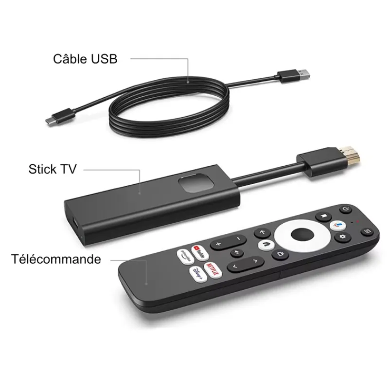 Online Stick TV Android Google Multimédia - Hi-Tech·Accessoires Tv & Radio