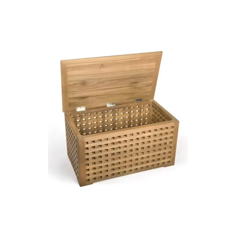 Sale ARC Coffre caillebotis teck massif 170 L Décoration Marine·Equipement Teck|Aménagement & Rangement·Boîte & Coffre De Rangement