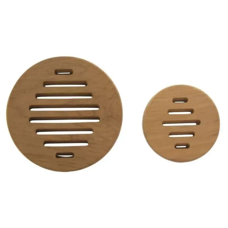 Discount Grille d'aération ronde en teck Grille & Aération·Grille D'Aération|Décoration Marine·Equipement Teck