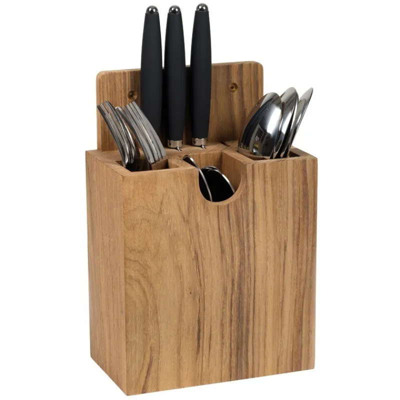 Discount Porte-couverts en teck Ustensile De Cuisine & Vaisselle·Rangement & Équipement Cuisine|Décoration Marine·Equipement Teck