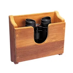 Sale Support jumelles en teck Aménagement & Rangement·Etagère, Équipet & Casier|Compas, Jumelles, Sextant·Accessoires & Supports