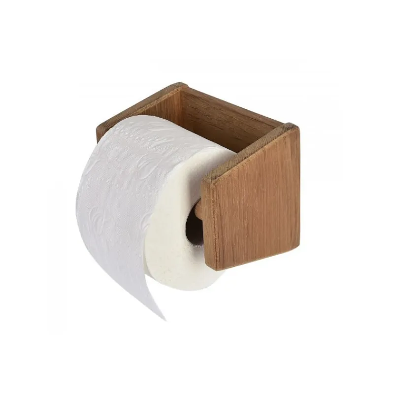 New Support papier toilette teck Rangement·Aménagement Salle De Bain|Aménagement & Rangement·Aménagement Wc & Salle De Bain