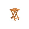 Online Tabouret pliant en teck Décoration Marine·Equipement Teck|Confort Extérieur - Cockpit·Chaise & Fauteuil