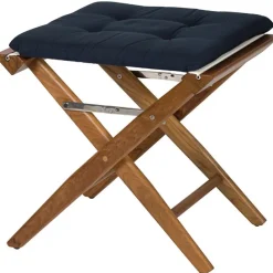 Tabouret toile rembourrée bleu*ARC Marine Online