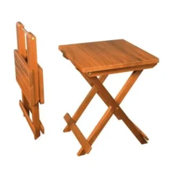 Outlet ARC Tabouret/table teck Biarritz Décoration Marine·Equipement Teck