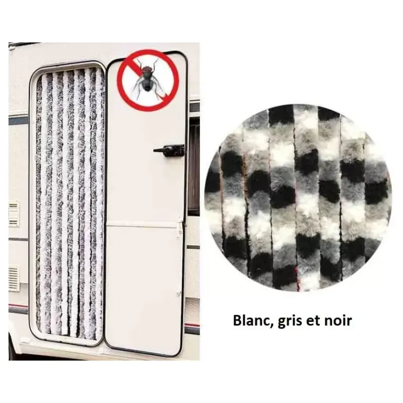 Rideau chenille camping-car*Arisol Discount