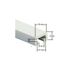 Discount Rail en C plastique Rideau Isolant, Volet & Moustiquaire·Conception Rideau & Mercerie|Quincaillerie Marine·Mercerie & Rideau