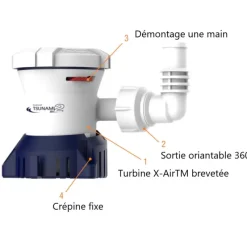 Online Pompe de cale Tsunami MK2 T500 Pompe De Cale Et Moyen D'Asséchement·Pompe De Cale Électrique