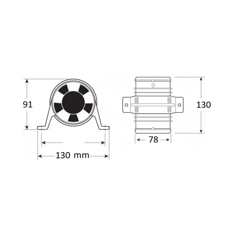 Best Turbo 3000 Equipement Moteur In-Bord·Ventilation