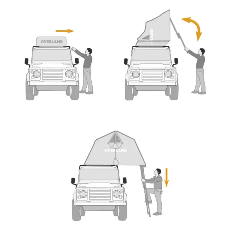 Discount Overland Tente De Toit, Barre De Toit, Coffre & Échelle·Tente De Toit