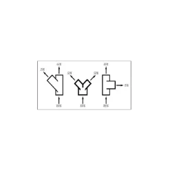 Hot Raccord Y 45° Ø 75 mm Accessoire Pour Chauffage Et Combiné·Bouches Et Raccords De Gaines D'Air Chaud