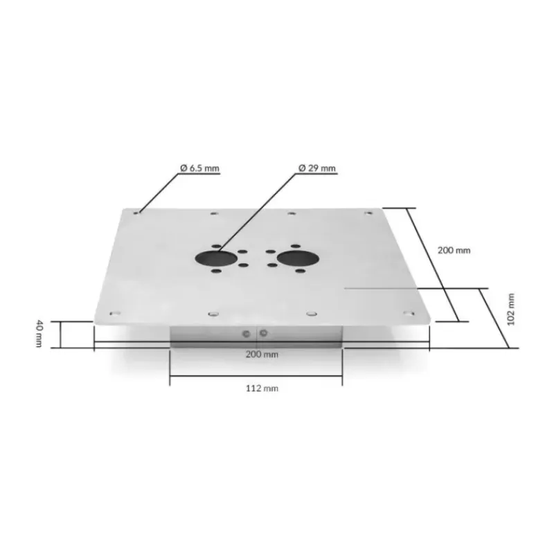 Support de montage plancher 4D*Autoterm Clearance