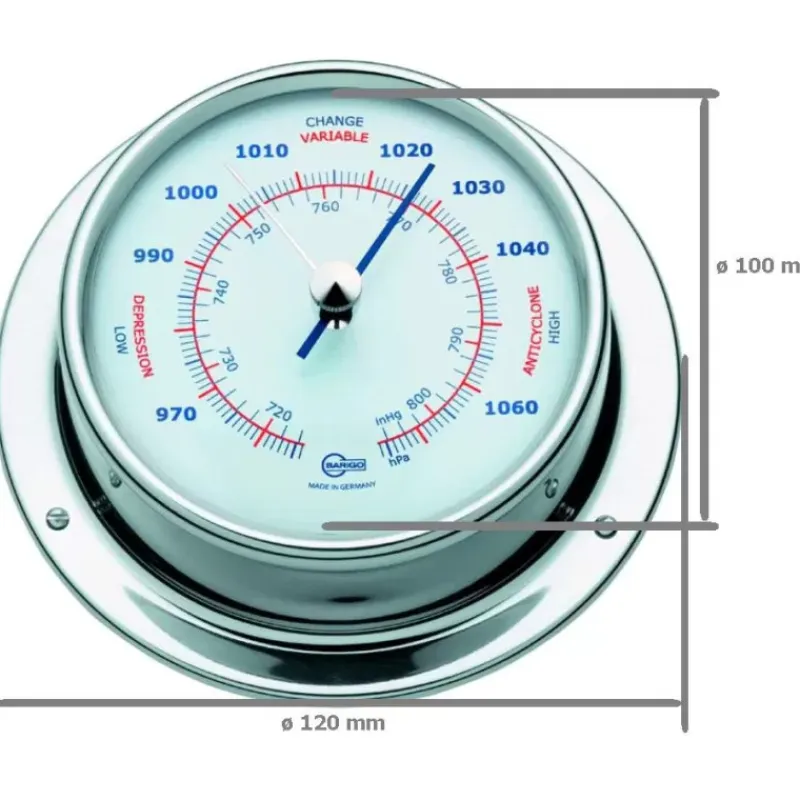 Best Regatta 100 Baromètre Instrument Météo·Baromètre, Thermomètre & Hygromètre