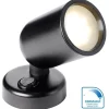 Spot LED articulé noir*Batsystem Outlet
