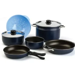 Clearance Popote Blue Sky 24 | 9 pièces Ustensile De Cuisine & Vaisselle·Batterie De Cuisine & Popote