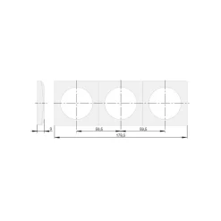 Discount Cadre de finition integro triple Distribution & Protection·Interrupteur Ac/Dc (230V Et 12V)|Distribution & Protection·Prise Et Fiche Ac