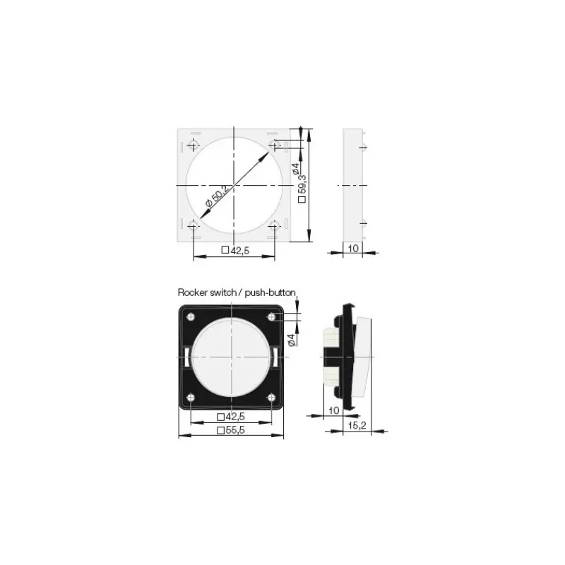 Sale Interrupteur integro simple 12/230 V Distribution & Protection·Interrupteur Ac/Dc (230V Et 12V)|Distribution & Protection·Interrupteur Ac/Dc