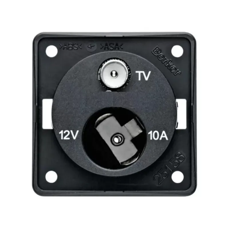 Best Prise 12 V + TV integro Distribution & Protection·Prise Et Fiche Dc (Allume Cigare, 12V, Usb...)