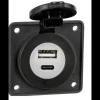 Online Prise USB double USB Type-A + Type-C integro Distribution & Protection·Prise Et Fiche Dc (Allume Cigare, 12V, Usb...)