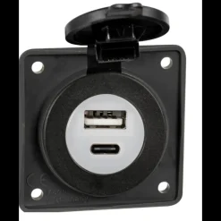 Online Prise USB double USB Type-A + Type-C integro Distribution & Protection·Prise Et Fiche Dc (Allume Cigare, 12V, Usb...)
