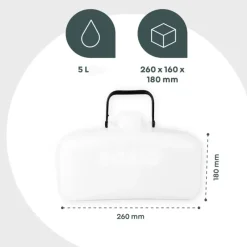 Online Bidon 5 L Wc & Sanitaires·Réservoir Eaux Usées|Réservoir D'Eau·Réservoir Eaux Propres