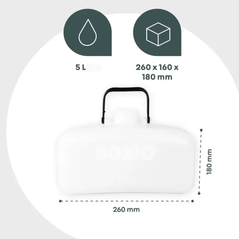 Online Bidon 5 L Wc & Sanitaires·Réservoir Eaux Usées|Réservoir D'Eau·Réservoir Eaux Propres