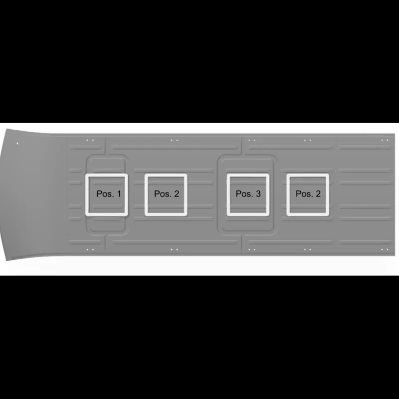 Discount Cadre adaptateur pour lanterneau 40×40 cm | Master 3 Lanterneau·Accessoire Lanterneau