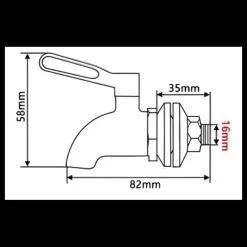 Robinet en inox*BRITISH BERKEFELD