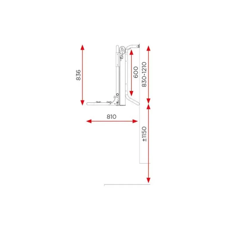 Online Bike Lift Short Rail Porte Vélos·Porte-Vélo Camping-Car