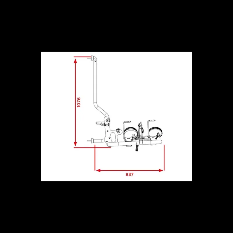 porte vélos Bike Glide*BR-Systems Discount