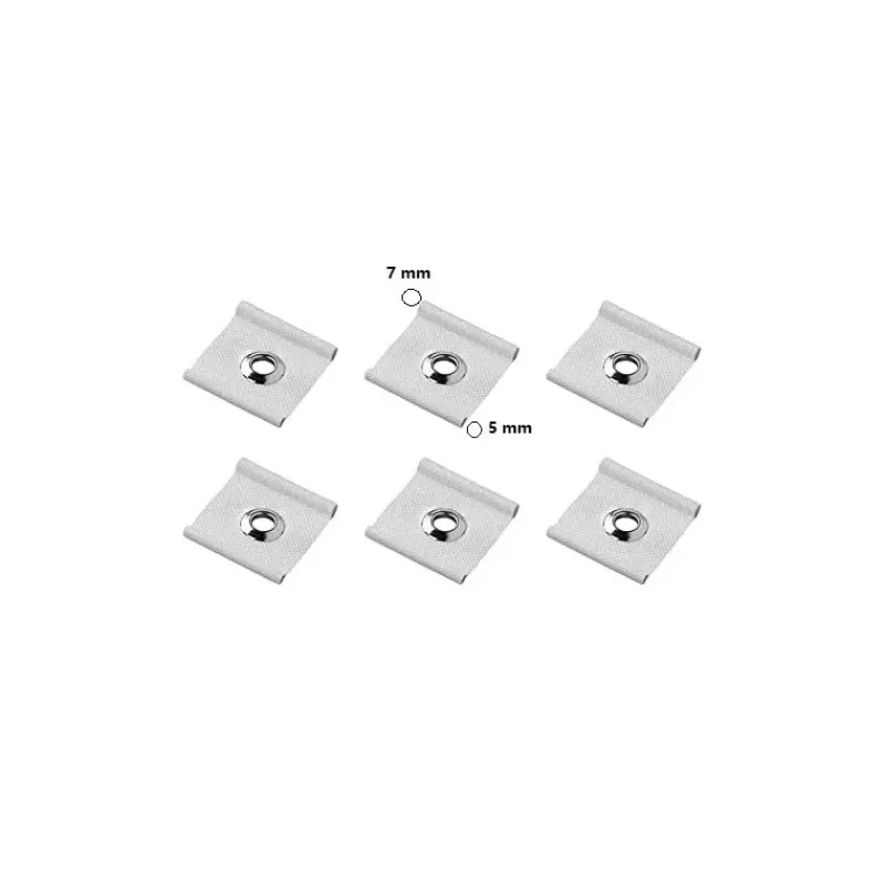 Lot de 6 oeillets avec jonc 5 + 7 mm*Camp4 Outlet