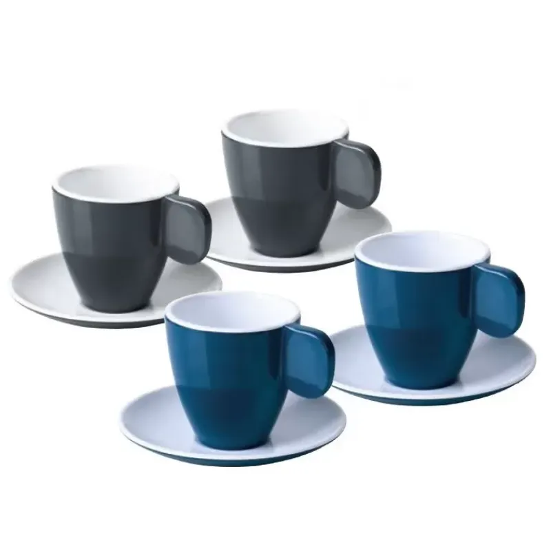 Hot Lot de 2 tasses à expresso mélamine Cuisine & Vaisselle·Quart, Tasse, Bol & Verre|Ustensile De Cuisine & Vaisselle·Bol, Tasse & Verre