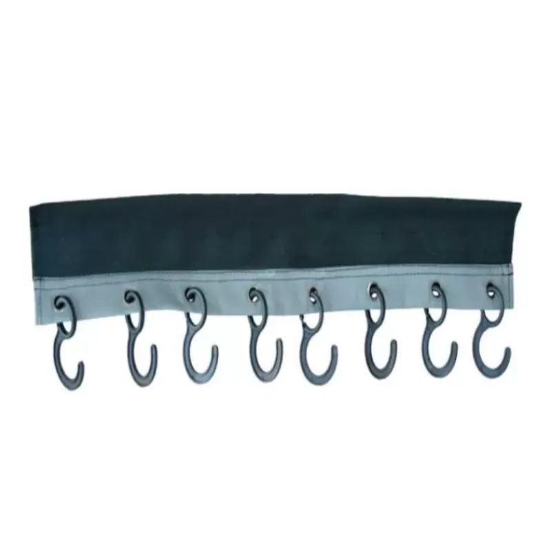 New Rail de crochets à suspendre 20 cm Montage & Accessoire Tente·Accessoire Pour Tente|Mobilier De Camping·Coffre & Étagère Rangement Textile