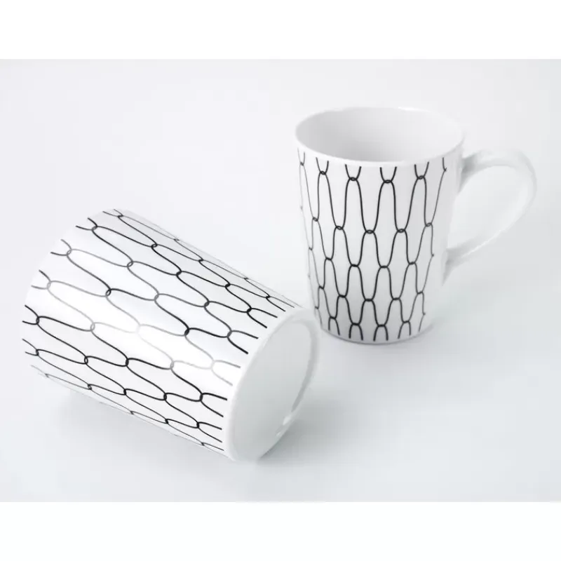Hot Set vaisselle Black-White 16 pièces Cuisine & Vaisselle·Vaisselle & Kit Vaisselle|Ustensile De Cuisine & Vaisselle·Set Vaisselle & Vaisselle