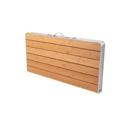 Table pliante en bambou 4-6 personnes*Camp4 Outlet