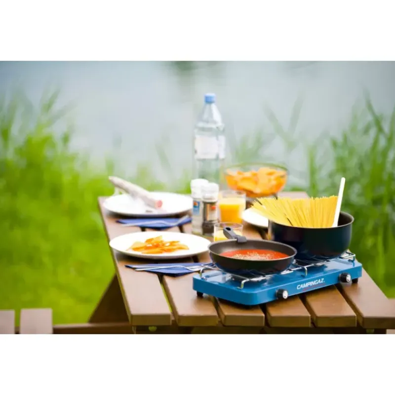 Hot Base Camp avec couvercle Cuisson·Réchaud|Barbecue & Réchaud Extérieur·Réchaud Gaz Nomade