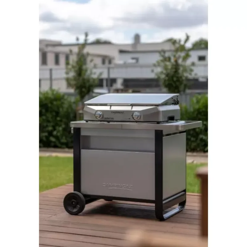 Chariot Deluxe pour plancha 2 brûleurs*Campingaz Discount