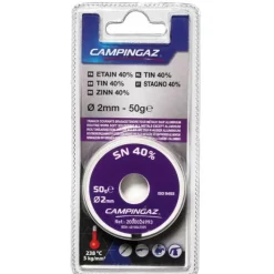 Fil d'étain 99.3% - ø 2 mm - 120 g*Campingaz Clearance