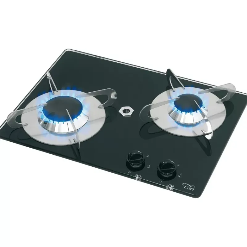 Discount Burny Cristal 2 feux oblique | PV1351 Appareil De Cuisson Intérieur·Plaque De Cuisson Gaz|Cuisson Intérieure, Réchaud Et Réchaud-Four·Réchaud Et Plaque De Cuisson Gaz
