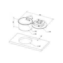 Discount Foldy rond | LC1701 Appareil De Cuisson Intérieur·Combiné Évier Gaz|Cuisson Intérieure, Réchaud Et Réchaud-Four·Réchaud Évier Gaz Combiné
